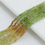 2mm Genuine Green Tourmaline Round Faceted Beads, Sku#U2530