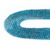 2mm Genuine Quality Apatite Round Faceted Beads, Sku#U2533