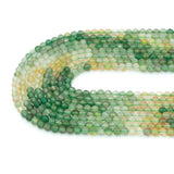 2mm/3mm Genuine Fluorite Round Faceted Beads,Sku#U2534