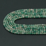 2mm/3mm/4mm Genuine Quality Green Kyanite Round Faceted Beads, Sku#U2536