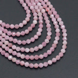 2mm/3mm/4mm Genuine Quality Kunzite Round Faceted Beads, Sku#U2540