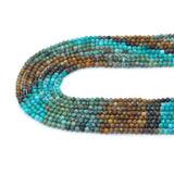 2mm Genuine Chinese Turquoise Round Smooth Beads, Sku#U2543