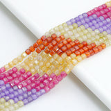 2.5x2.5mm Multicolor CZ Faceted Cube Beads, Sku#U2545