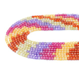 2.5x2.5mm Multicolor CZ Faceted Cube Beads, Sku#U2545