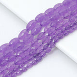 4x6mm/6x9mm/8x12mm Tanzanite Jade Faceted Rice Shape Beads, Sku#U2554
