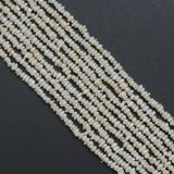 3-4mm Freshwater Pearl Disc Beads, Sku#U2558