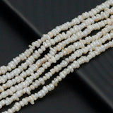 3-4mm Freshwater Pearl Disc Beads, Sku#U2558
