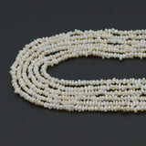 3-4mm Freshwater Pearl Disc Beads, Sku#U2558