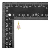 Abalone Mother of Pearl Cedar Tree Charm Pendant, Tree Charm, Sku#WL29