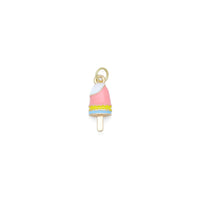 Colorful Enamel Gold Ice cream bar Shape Charm Pendant, Sku#Y1005