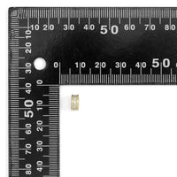 Baguette CZ Tube Shape Spacer Beads, Sku#Y1066