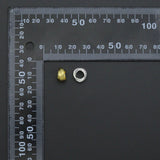 Gold Silver Twisted Knot Spacer beads, Swirl spacer for jewerly making, Sku#Y1069