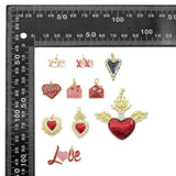 XoXo Heart valentine's day Charm Pendant, Sku#Y1075