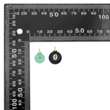 Natural Gemstone Charm Pendant, Sku#Y1078