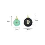 Natural Gemstone Charm Pendant, Sku#Y1078
