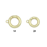 Gold Push Style Spring Clasp, Charm Holder, Sku#Y1080
