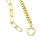 Gold Push Style Spring Clasp, Charm Holder, Sku#Y1080
