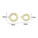 Gold Push Style Spring Clasp, Charm Holder, Sku#Y1080