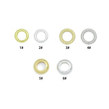 Bright Gold Round Ring Donut Shape Spacer for necklace bracelet Making, Sku#Y1084