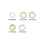 Bright Gold Round Ring Donut Shape Spacer for necklace bracelet Making, Sku#Y1084