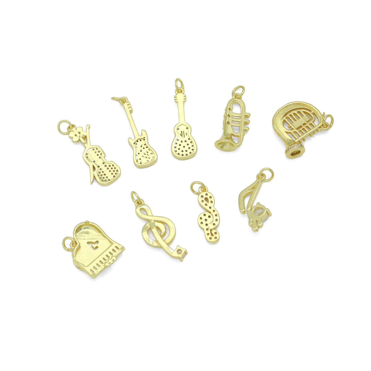 Music Instrument Charm Collection, Music Note charm, Sku#Y1087 ...