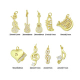 Music Instrument Charm Collection, Music Note charm, Sku#Y1087