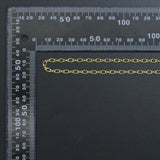 Gold  Figaro Chain Bulk, Unfinished Chain for Jewelry Making, Y1091