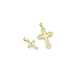 CZ Cross Pendant charm, Baguette cz cross, Sku#Y1093