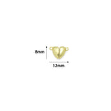 Heart shape Magnetic Clasp,sku#Y1098