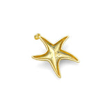 Large Pearl Starfish Pendant charm, Sku#Y1101