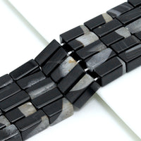 10x20mm Rectangulr Prism Druzy Agate, Sku#YK29