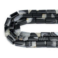 10x20mm Rectangulr Prism Druzy Agate, Sku#YK29