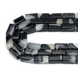 10x20mm Rectangulr Prism Druzy Agate, Sku#YK29