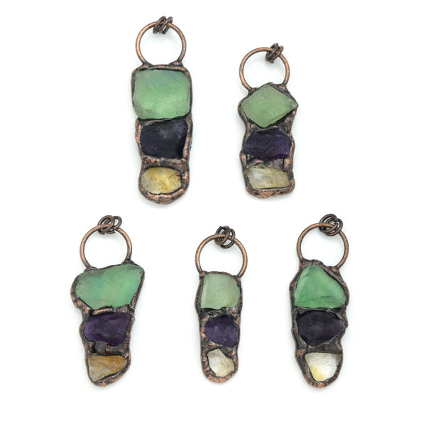 New!!! Natural Green Fluorite Pendant, Sku#YT07