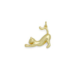 High Polished Cute Cat Shape Pendant/Charm, Sku#Z1386