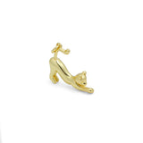 High Polished Cute Cat Shape Pendant/Charm, Sku#Z1386
