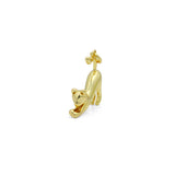 High Polished Cute Cat Shape Pendant/Charm, Sku#Z1386