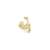 High Polished Cute Cat Shape Pendant/Charm, Sku#Z1386