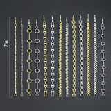 Elegant Link Bracelet Bracelet, Mixed Metal Chain bracelet collection, Sku#ZX235