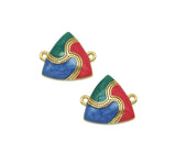 Enamel Triangle Charm, SKu#Y604