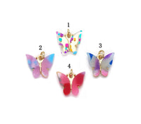 Colorful Butterfly Charm, Sku#FH216