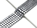 Natural Gunmetal Hematite Cube Smooth Beads, Sku#S143