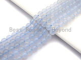 High Quality Blue Chalcedony Round Smooth 8mm/10mm, Blue Chalcedony Beads, Sku#U574