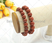 Natural Red Creek Jasper Stretchy Bracelet