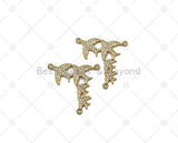 CZ Pigeon Charm, Sku#LK563