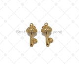 CZ Mushroom Charm, Sku#Y574