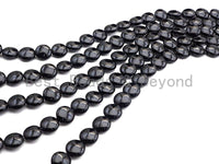 High Quality Natural Onyx Button Coin Shape Beads, 8mm/10mm/12mm/14mm/16mm/18mm Onyx Beads, 15.5 Full Strand, sku# Q39