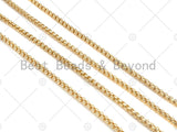 3mm High Quality Gold/Silver Round Box Chain, sku#M393