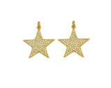 CZ Five Point Star Charm, Sku#JL90