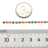 Dainty Colorful Gemstone Chain/Necklace,sku#HX02